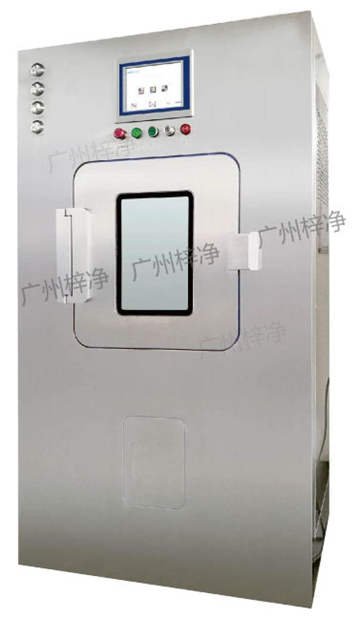 VHP滅菌傳遞窗采用專門的滅菌介質(zhì)給予系統(tǒng)使過氧化氫等離子體更均勻，達到滅菌效果。